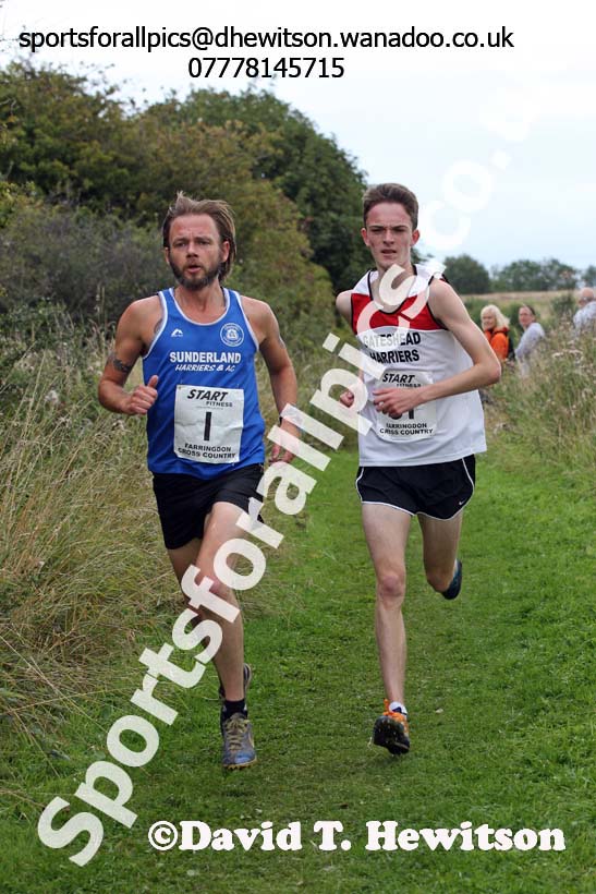 Senior mens relay Sunderland Harriers Open Cross Country. Photo: David T. Hewitson/Sports for All Pics